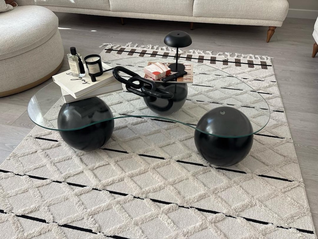 Cam Orta Sehpa Fasülye - 7