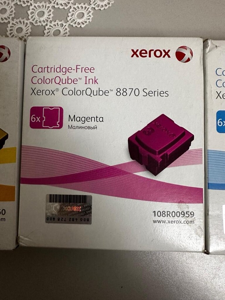 Xerox Colorqube Katı Mürekkep Toner - 6Lı PaketXe - 3