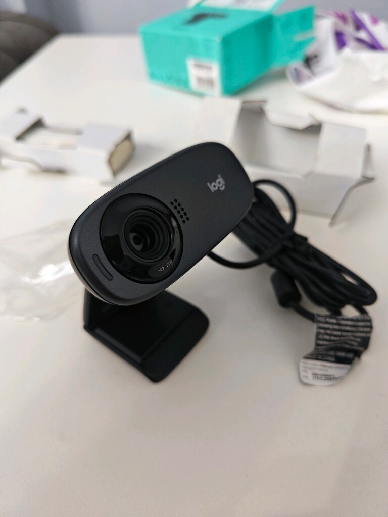 Orijinal Kutulu Sıfır Ayarında Logitech C310 HD 720p Mikrofonlu Webcam - 6