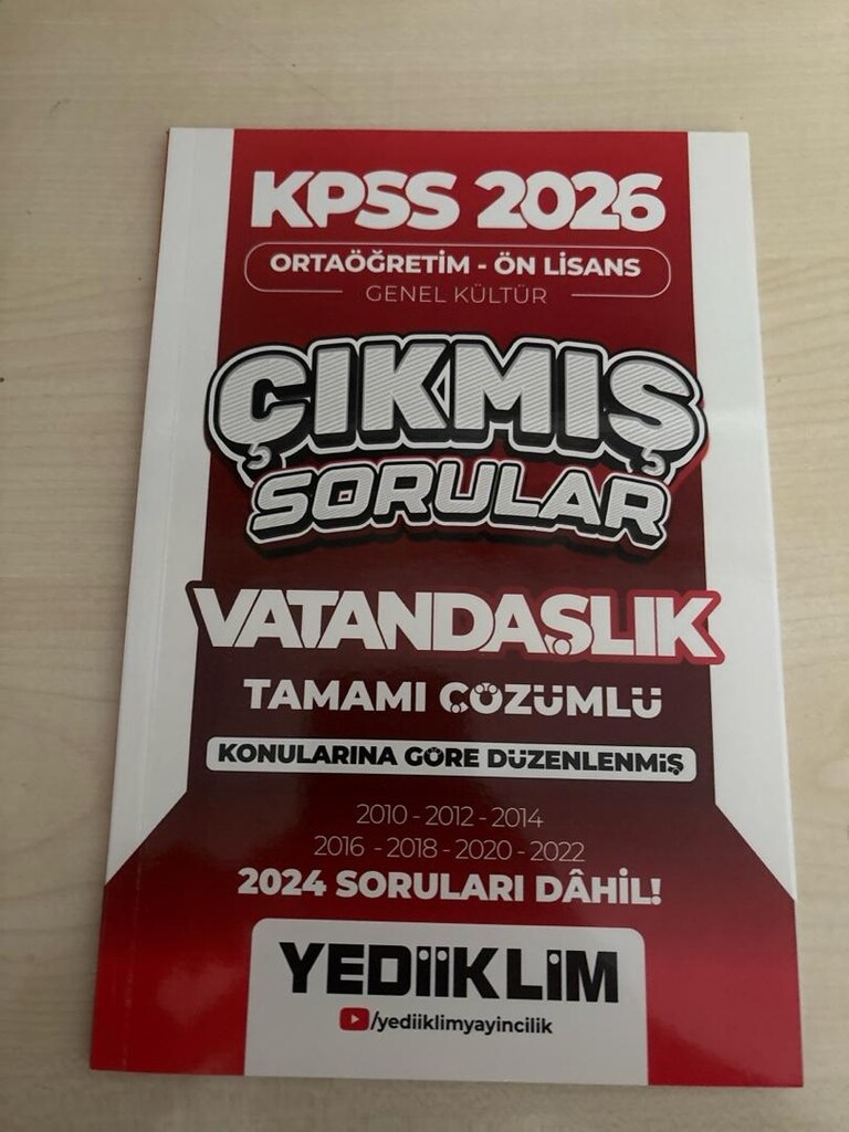 kpss Yediiklim çıkmış sorular - 3