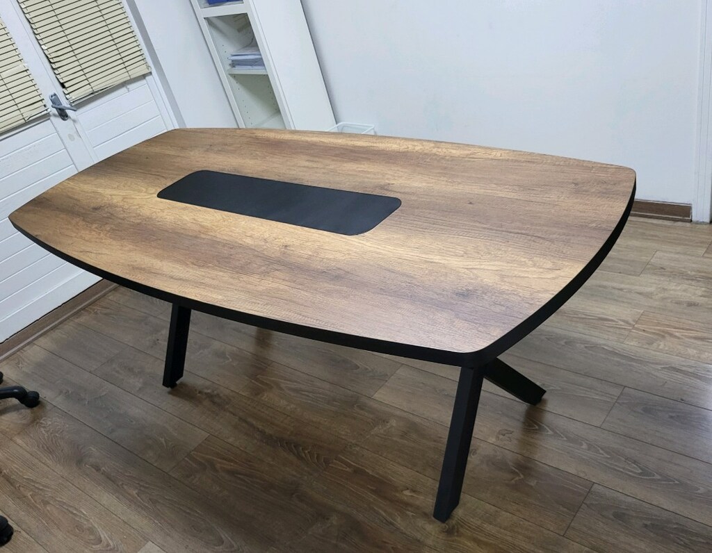 OVAL KESİM TOPLANTI MASASI 200×90 - 5