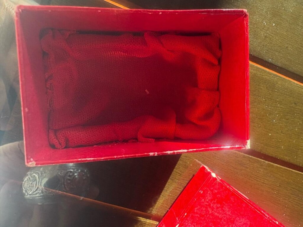 Antika Vintage Gümüş Peçetelik 27gr - 10