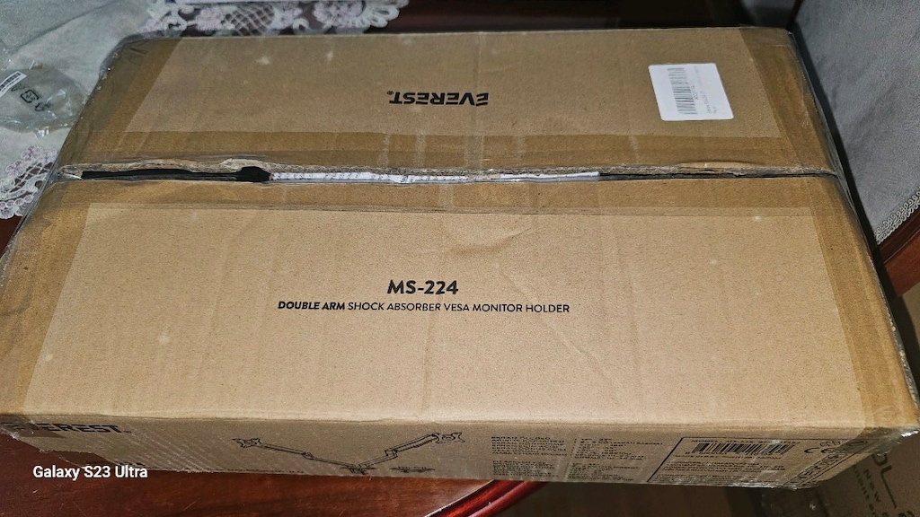 Everest MS-224 Çift Kollu Amortisörlü Monitör Standı (17"-32") - Kutus - 3