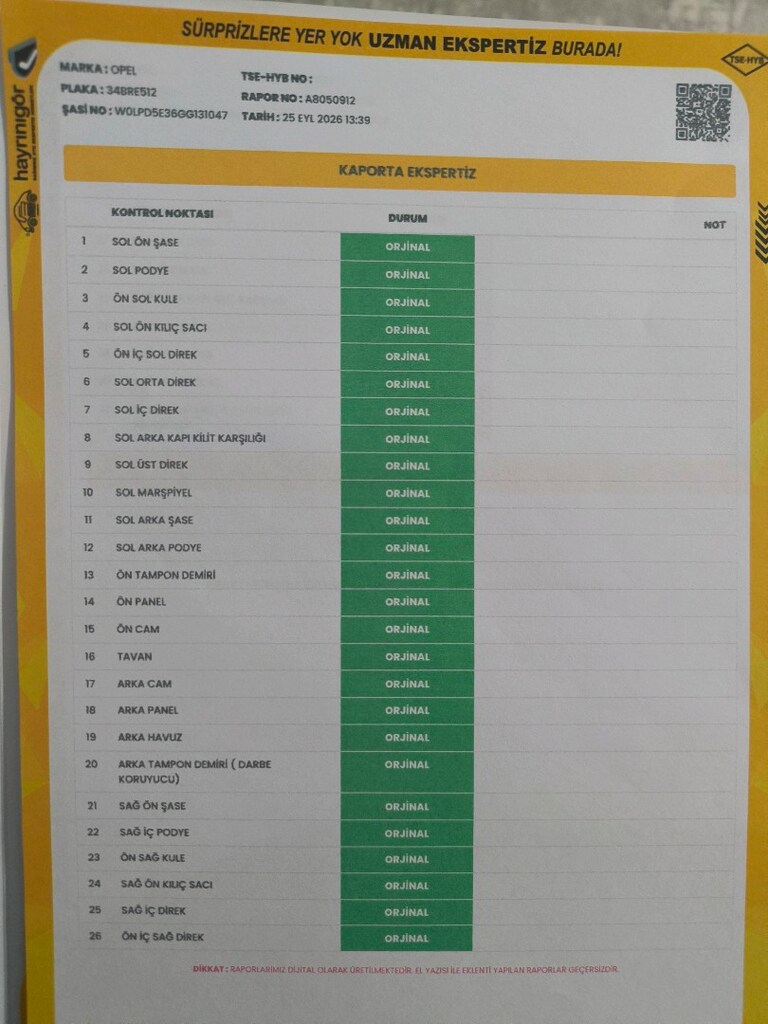 Doktordan tek değişenli Opel Astra - 9