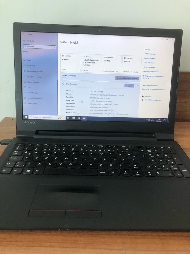 LENOVO V110 laptop 4gb Rem 500gb hardisk - 4