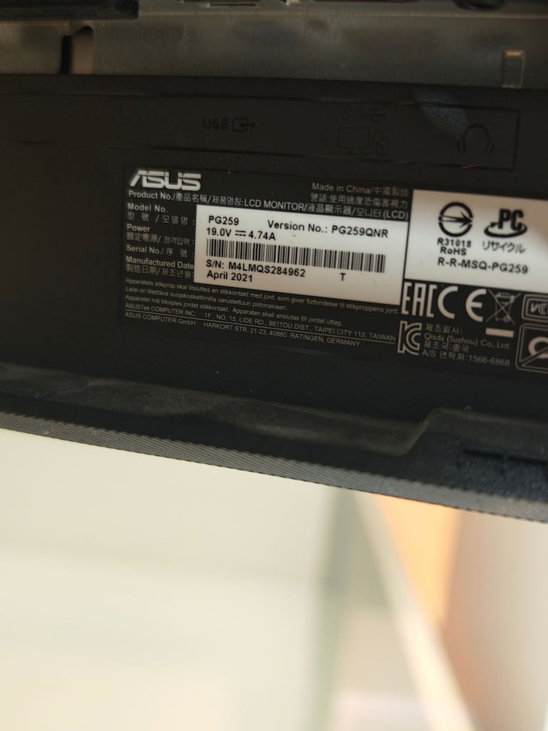 ASUS ROG Swift PG259QNR 24.5 İnç 360 Hz 1 ms Full HD IPS - 4