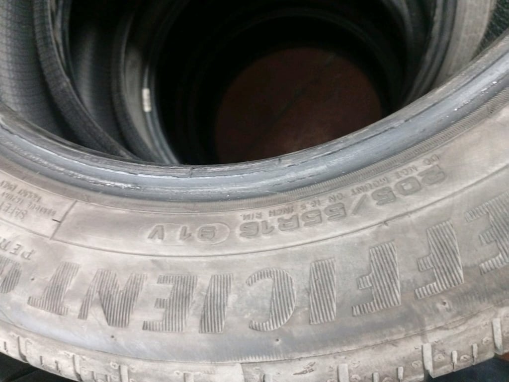 4 adet çıkma lastikler 205/55R16 iki yazlık iki dört mevsim - 2