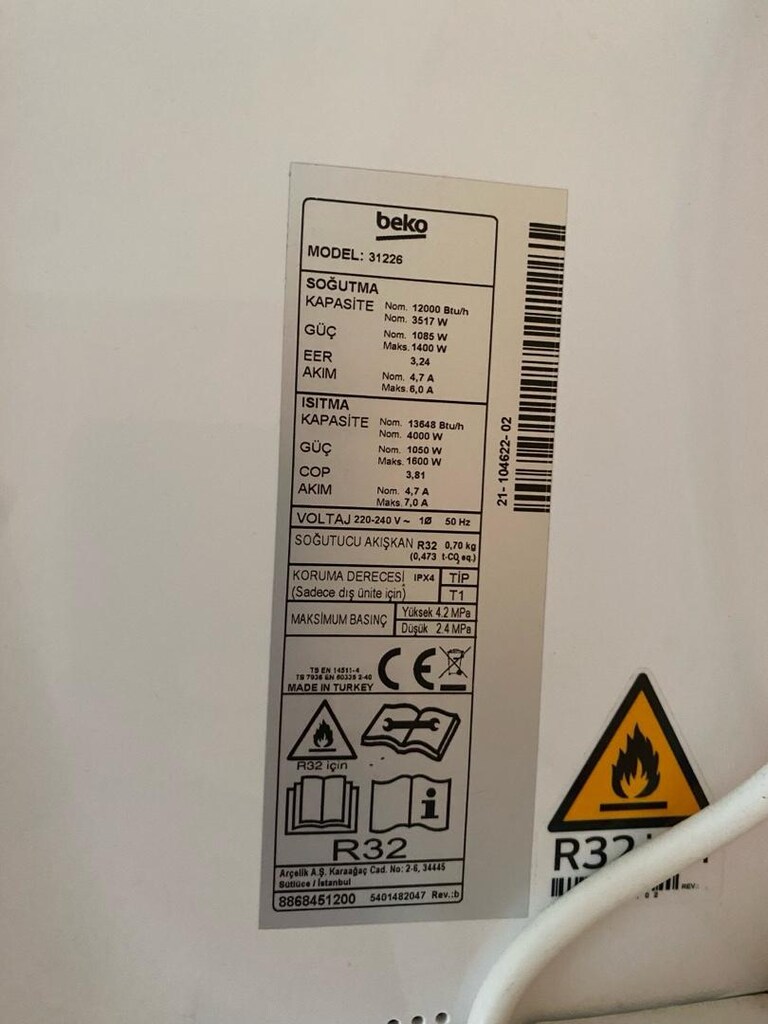 BEKO KLİMA HEM SICAK HEM SOĞUK - 4