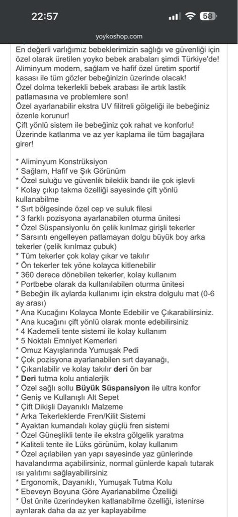 TRAVEL SİSTEM BEBEK ARABASI - 6
