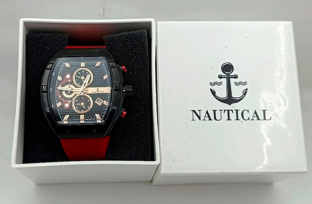 SIFIR KUTUSUNDA, NAUTİCAL KRONOGRAF KOL SAATİ - 9