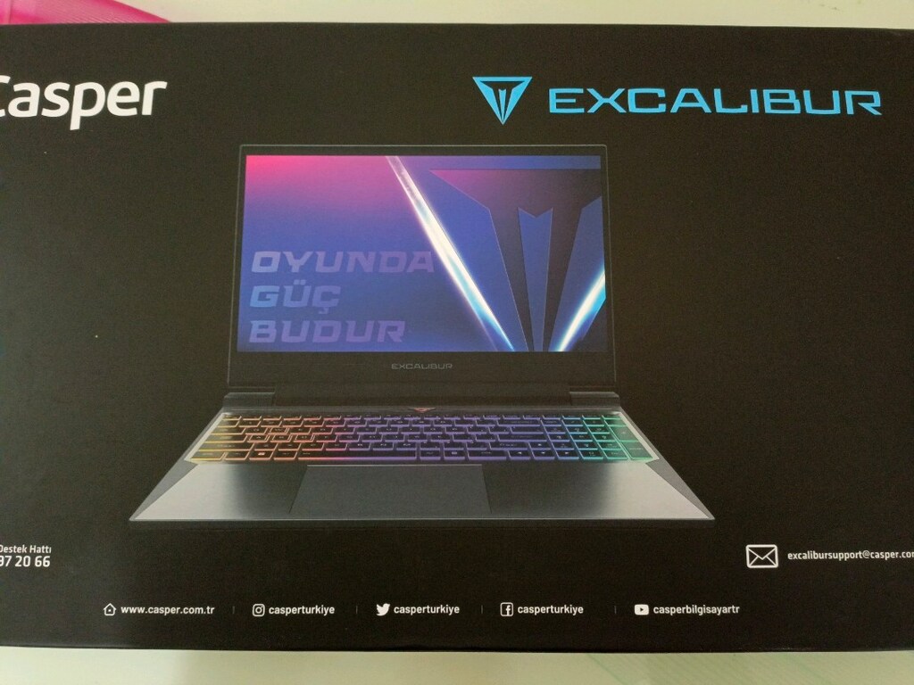 1 TB olanı 58.000₺ Casper Excalibur G880 13. Nesil 500GB x 16 GB - 2