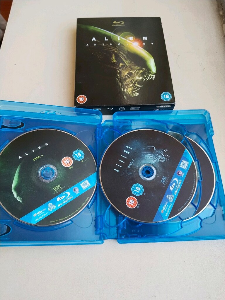 orijinal ALİEN Blu ray film seti - 3