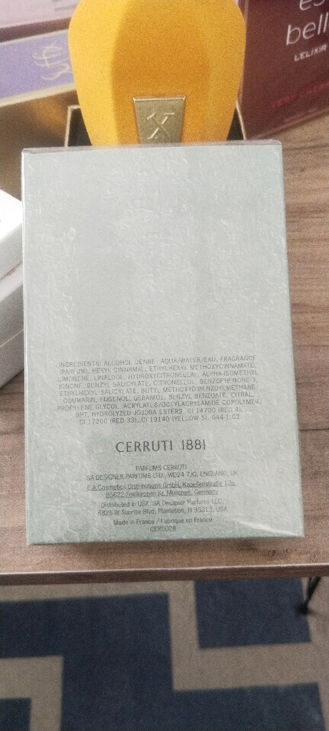 cerutti 1881 erkek parfümü orjinal sıfır jelatinlidir - 2