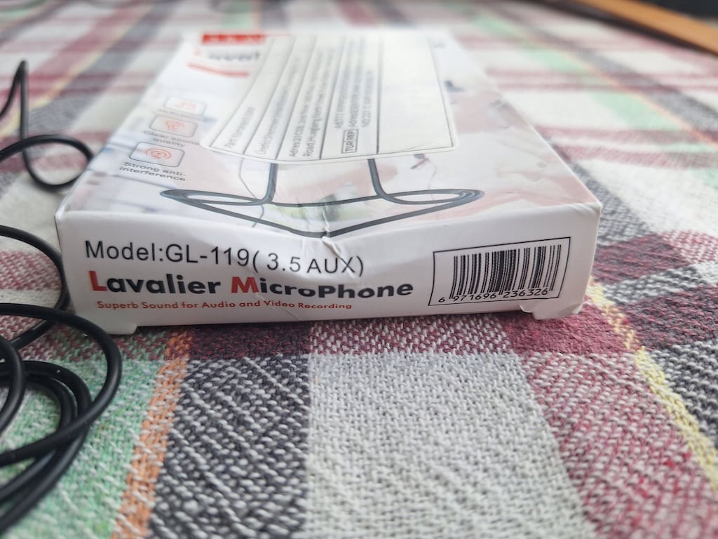 Yaka Mikrofonu - 3.5 Aux Lavalier Marka GL_119 Modeli - Sıfır Ürün - 3