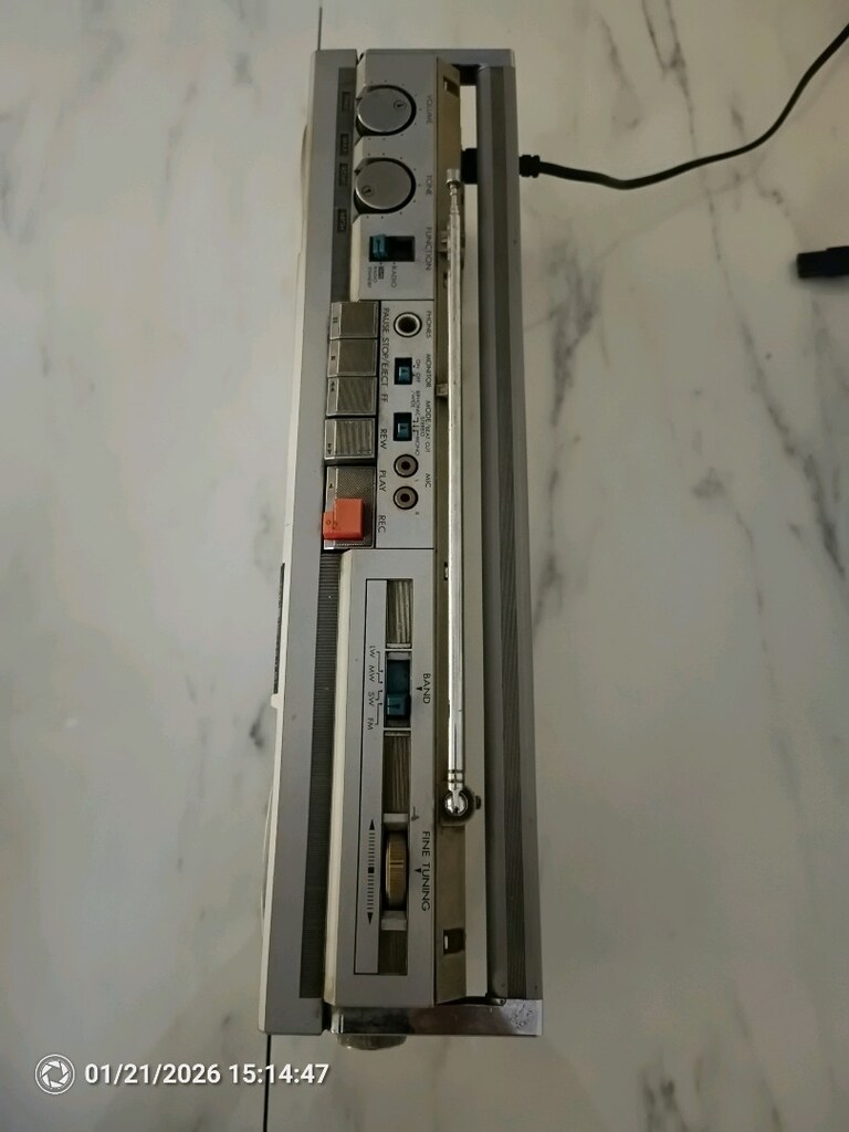 jvc kasetçalar ses kalitesi başarılı. sağlam temiz. vintage kasetçalar - 3
