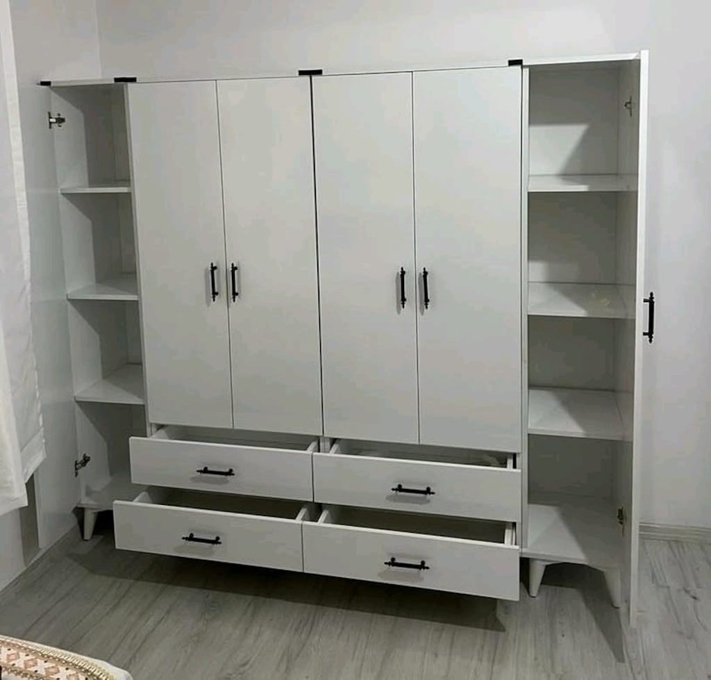 Beyaz Gardırop altı kapak.. - 2