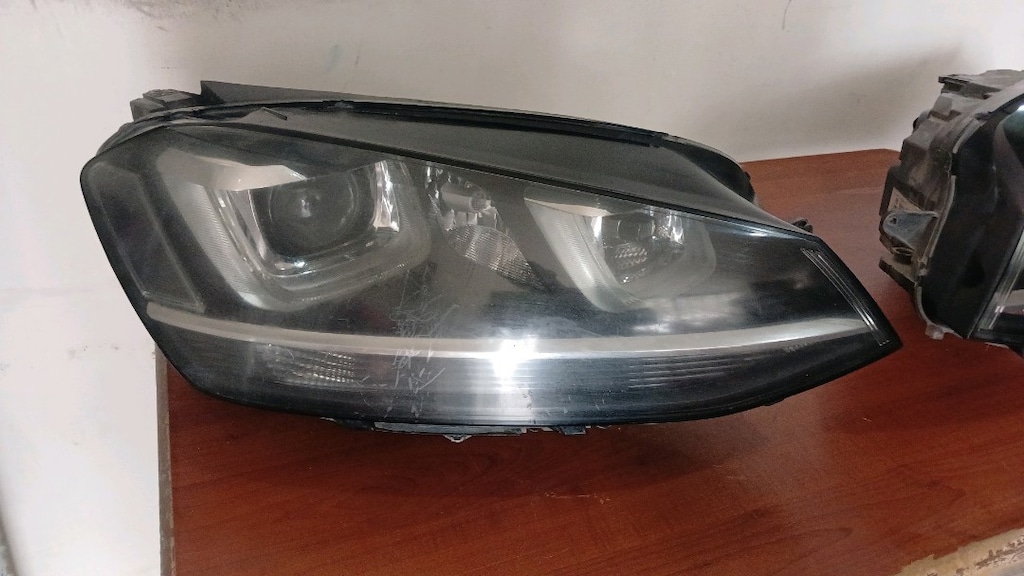 VW GOLF 7 U LED SAĞ SOL FAR TAKIMI ORJİNAL ÇIKMA KARGO OLUR DOLU - 6