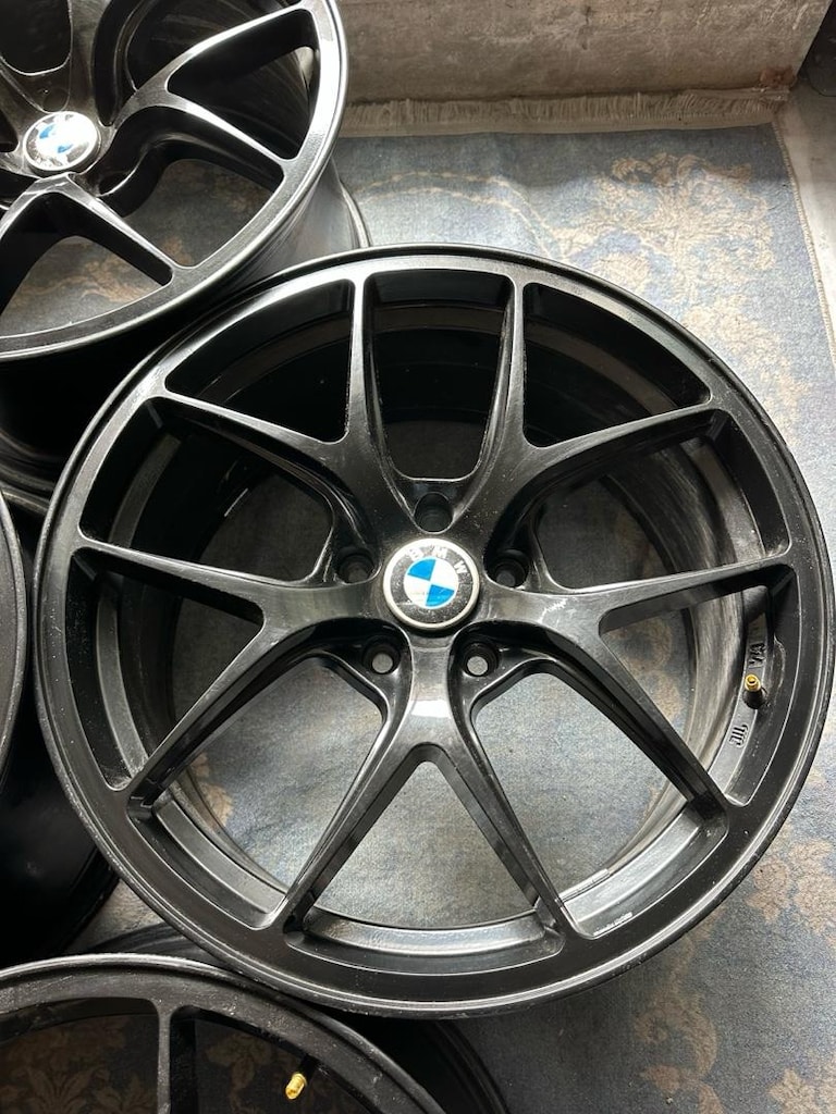19 inç 5x120 BBS fi çelik jant takımı - 5