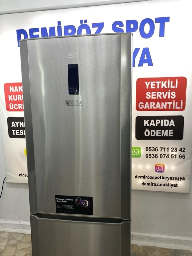 BEKO BUZDOLABI İNOX YENİ NESİL 1 YIL GARANTİLİ - 2
