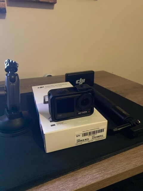 DJI Osmo Action 4 Adventure Combo - Kozmetik 10/10, Az Kullanılmış