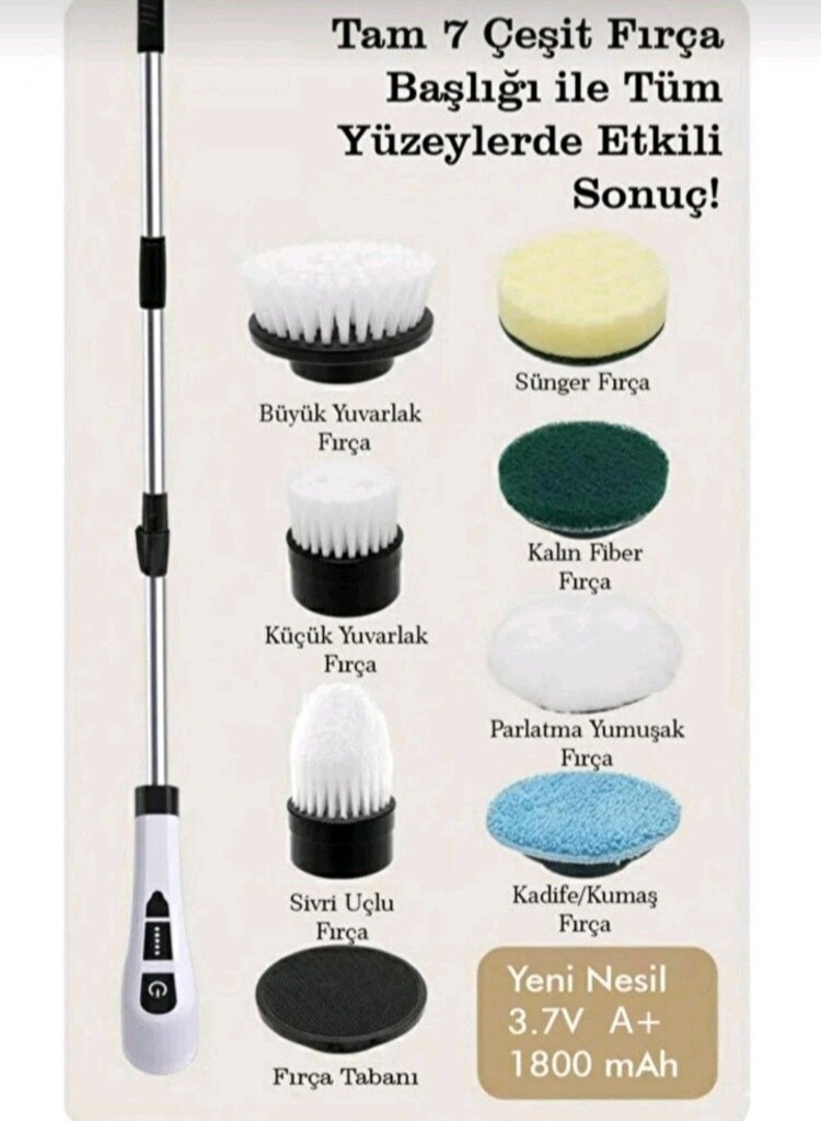 Sarjli temizlik fırçası - 4