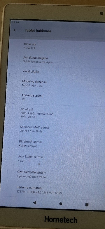 Alfa 8" Büyük boy Android 10 Tablet - 2