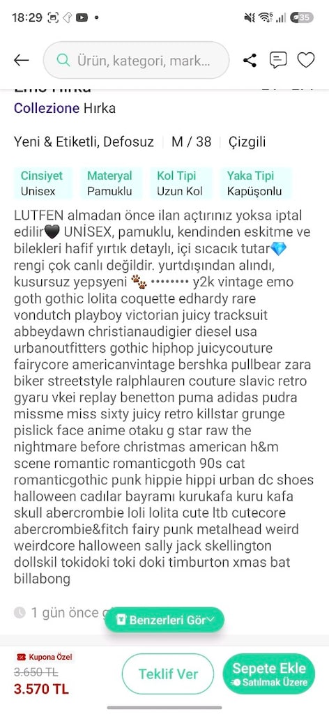 Siyah Bootcut Pantolon — görsel 3/8