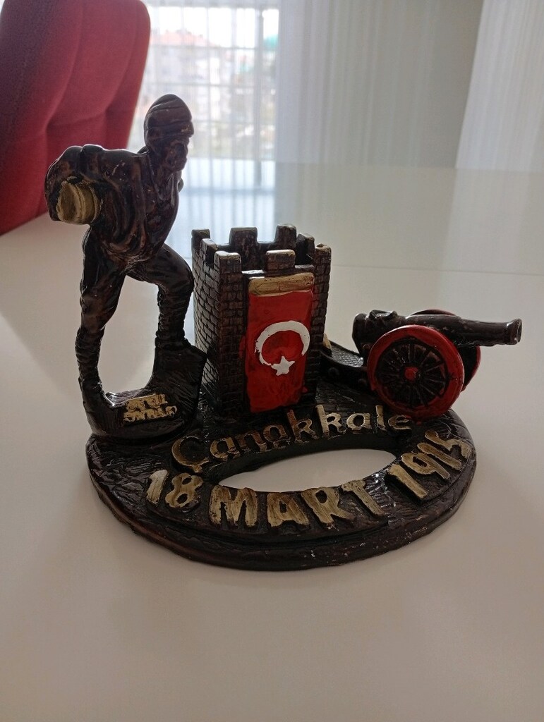 Çanakkale Seyit onbaşı, kalemlik ve dekor, dizayn. - 15
