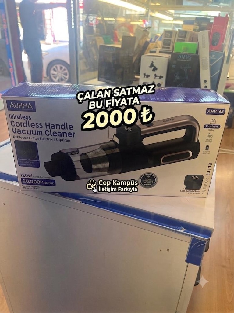 AUHMA Ahv-43 Şarjlı Araç Süpürgesi