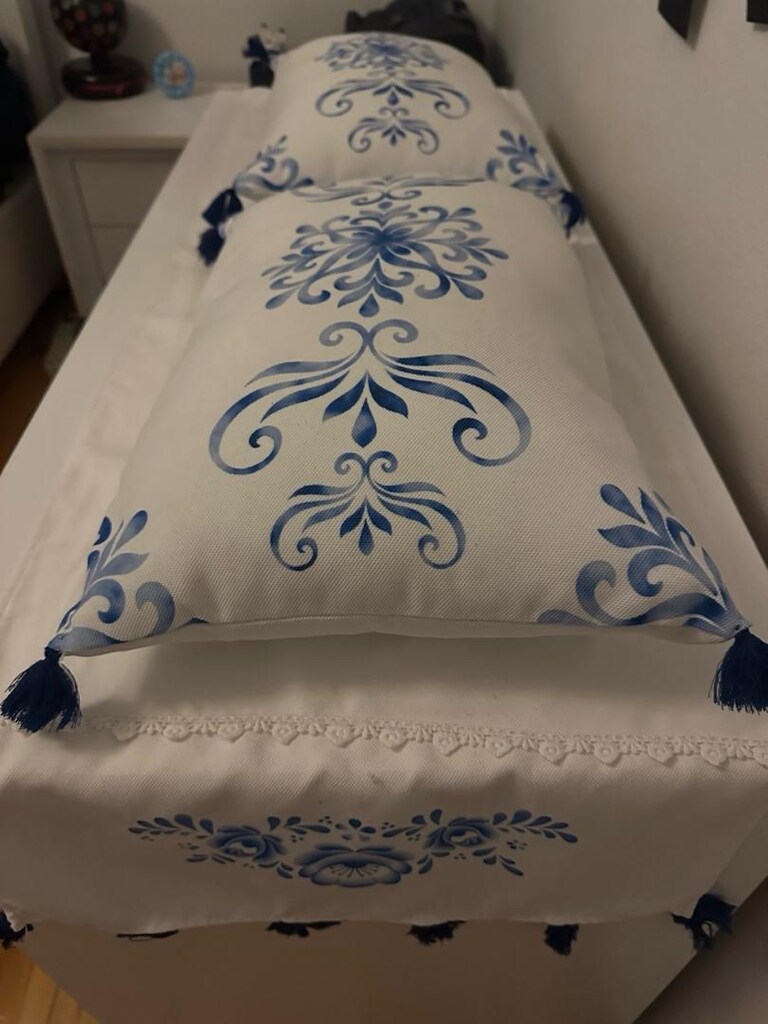 2 adet küçük yastık ve örtüsü - 2