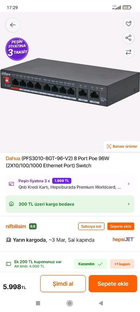 switch tiandy switch Cisco - 8
