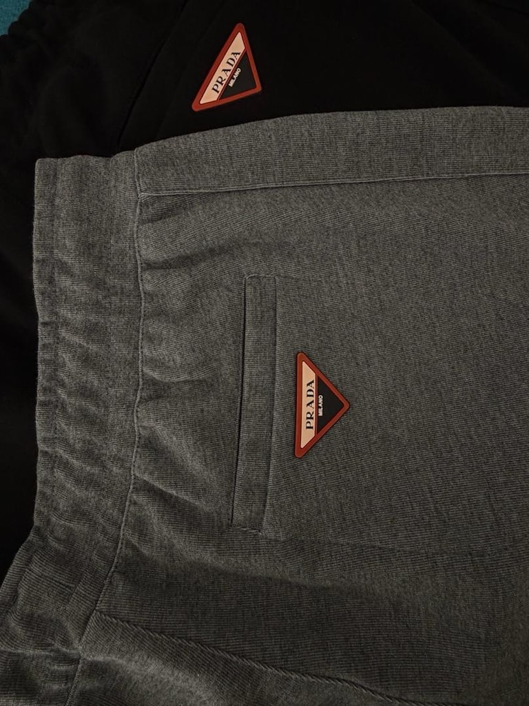 PRADA JOGER EŞORFMAN - XL - SİYAH VE GRİ - 6