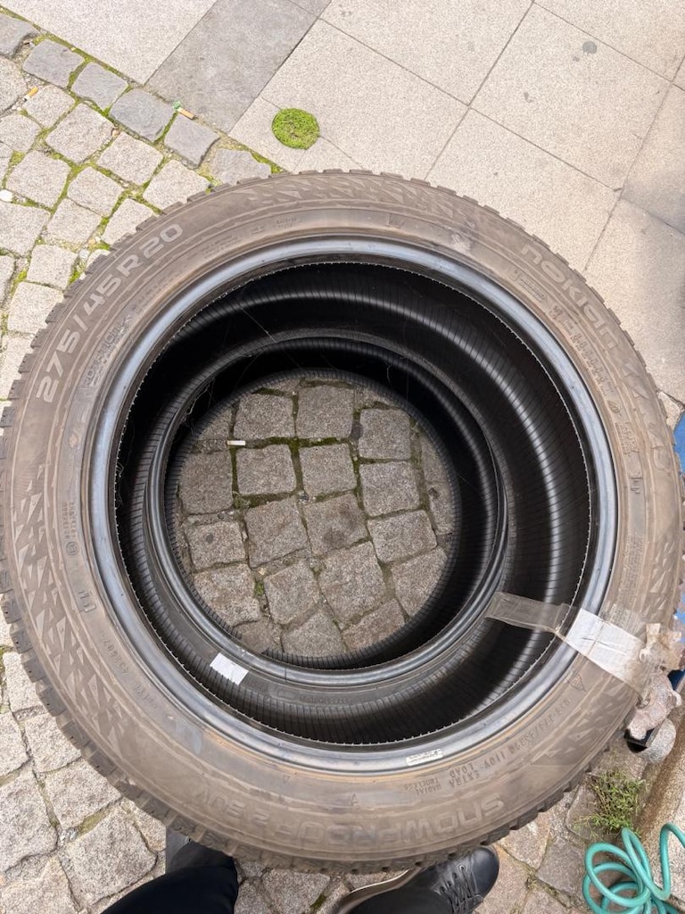 2023 cıkışlı 1 kış kullanılmış temiz yamasız 275/45 r 20 nokian kışlık - 9