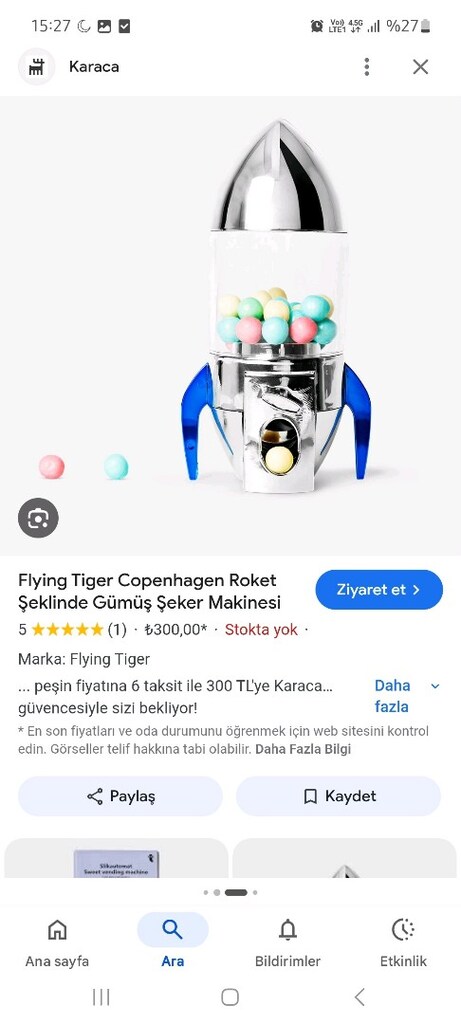 Şeker makinesi. Şekerleme kutusu. Roket şeklinde şekerleme kutusu - 10