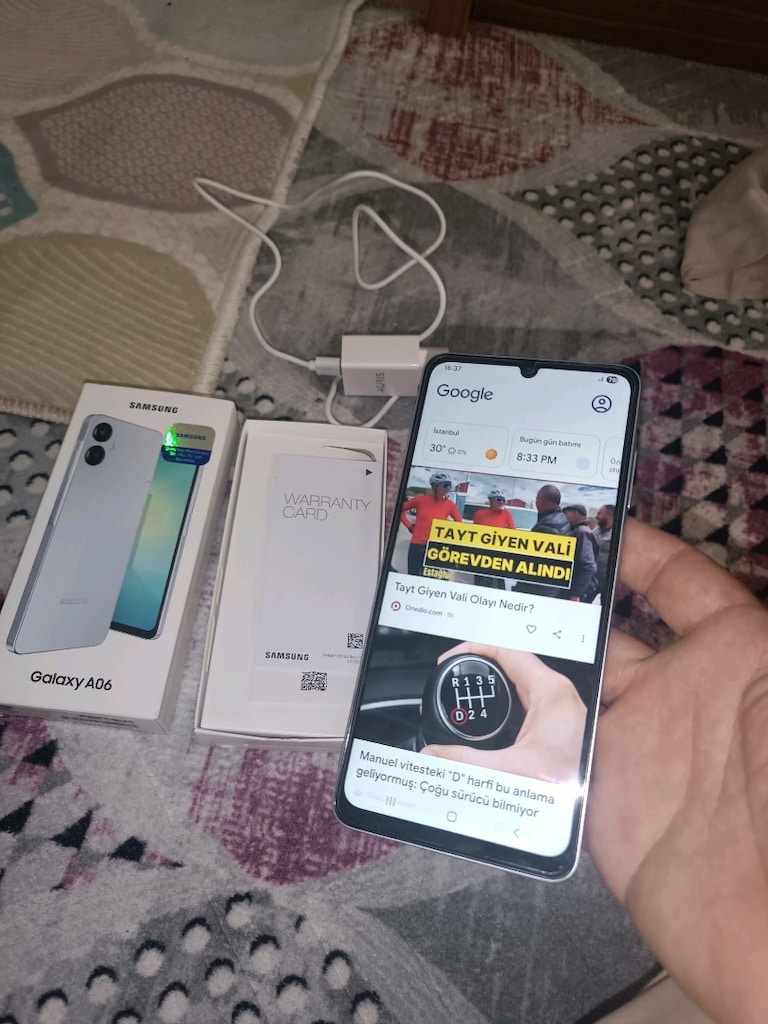 Samsung a06 128gb hafıza 4gb ram yurtiçi cihaxi tr ciftsimli - 3