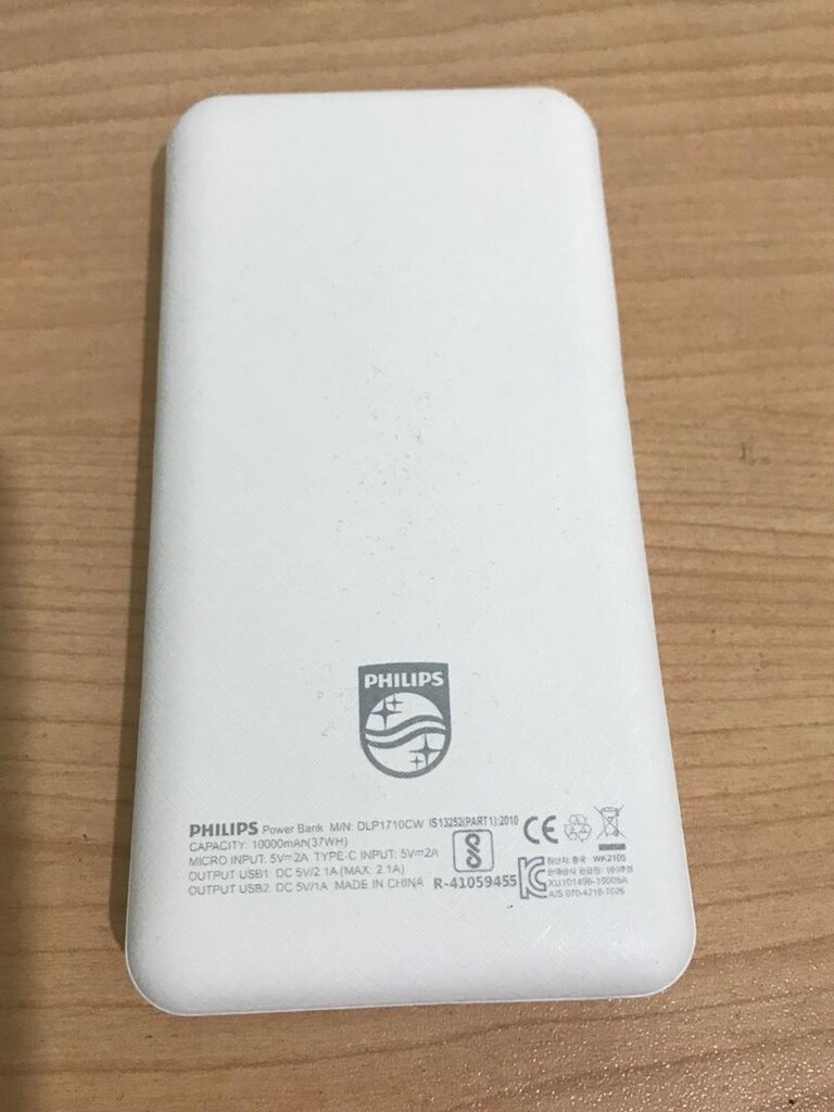 Sıfır Orijinal Pili Şişmiş Philips Dlp1710cw/62 10000 Mah Powerbank Be - 2