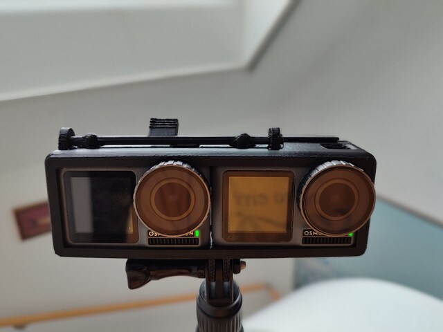Osmo Action Çiftli 3D Kamera Kılıfı 2×4K Çekim İçin Rig Aparat