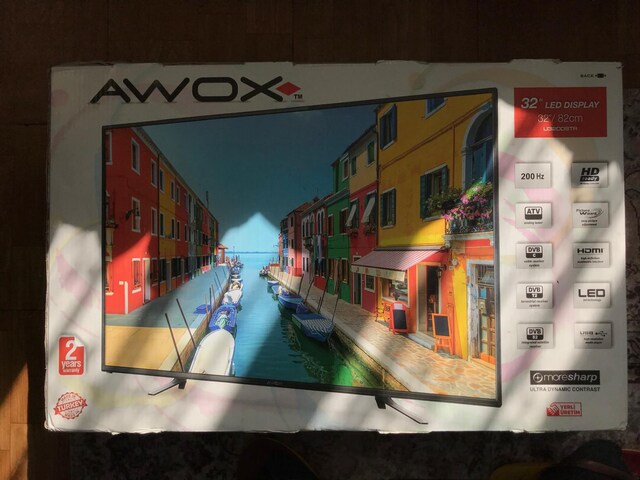 200HZ AWOX 32 İNÇ UYDU ALICILI LED TV -82 EKRAN LED TV