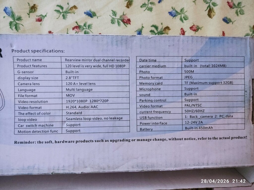 araç içi aynalı kamera - 5