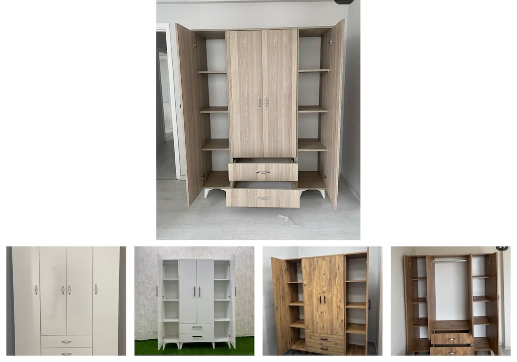 4 kapaklı elbise dolabı moqyyjqawr - 2