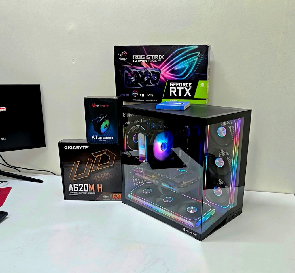 AMD RYZEN 5 7500F // ASUS ROG RTX 3060 12GB //DDR5 6000 CL30 - 3
