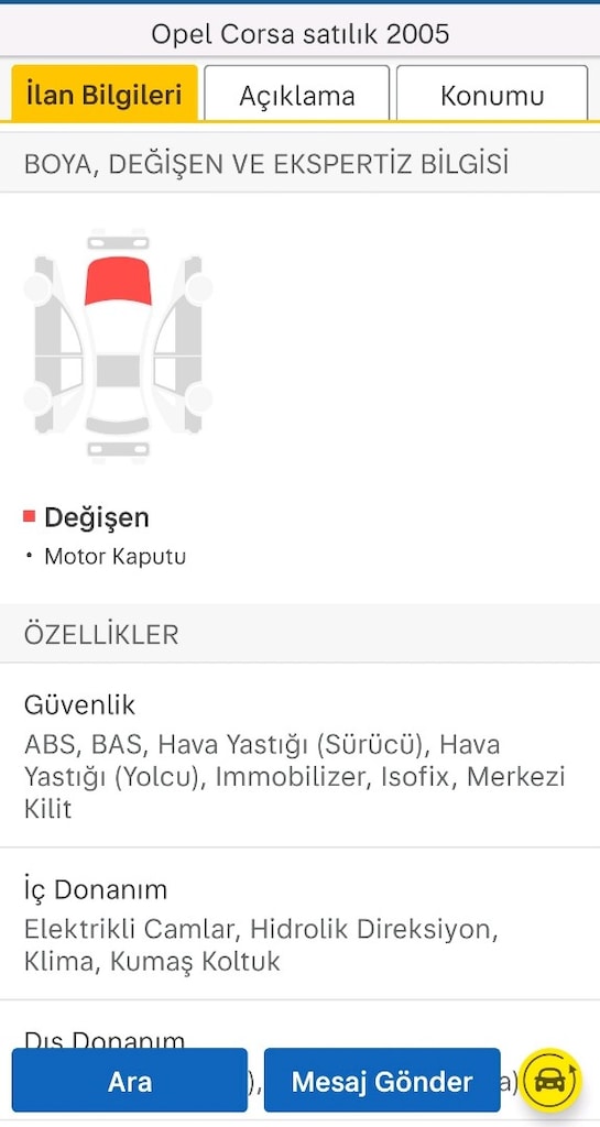 Opel corsa 2005 model dizel çamurluk - 13