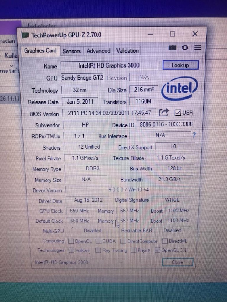 TERTEMİZ HATASIZ 8 ÇEKİRDEKLİ ÇİFT EKRAN KARTLI NOTEBOOK LAPTOP - 11