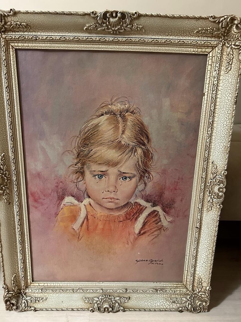 ağlayan kız tablosu - 2