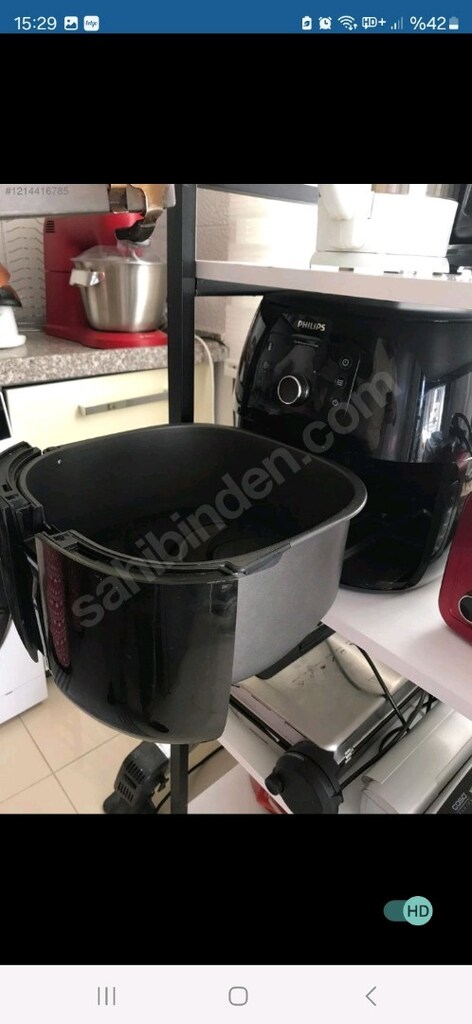 neredeyse yeni philips marka, xl model airfreyer - 4