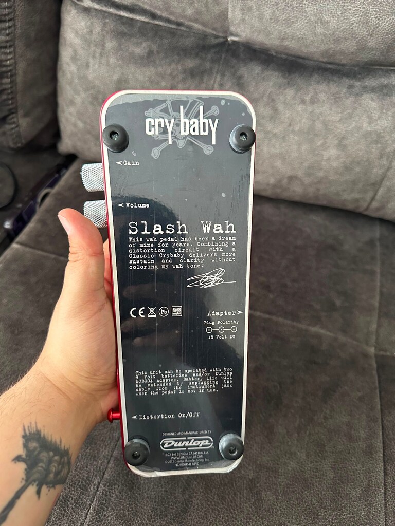 Jim Dunlop SW95 Slash Signature Cry Baby Wah Pedalı - 3
