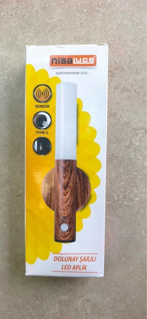 ŞARJLI SENSÖRLÜ LED APLİK - 3