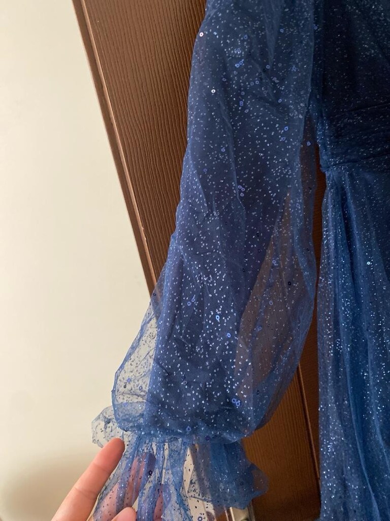 lacivert abiye - 2