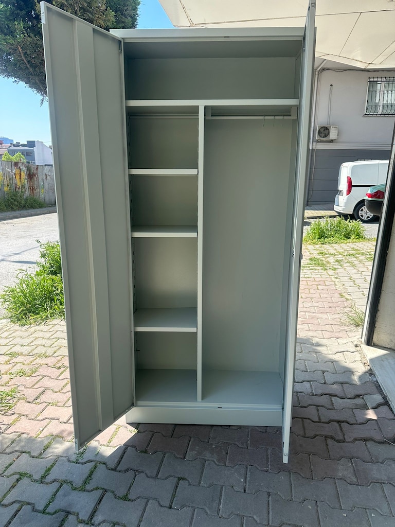 BEYAZ RENK 198 CM TEMİZLİK DOLABI - 2
