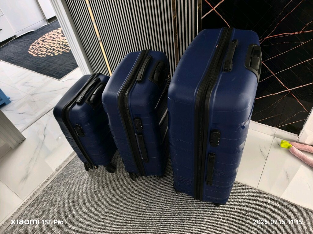 set halinde valiz büyük boy orta boy küçük boy gayet iyi durumdalar - 12